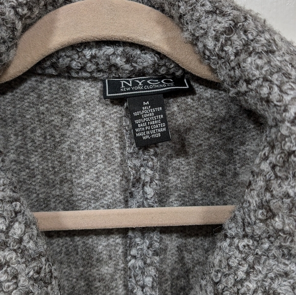 NWOT NYC Co Tweed Blazer Jacket Size Medium - Picture 4 of 6